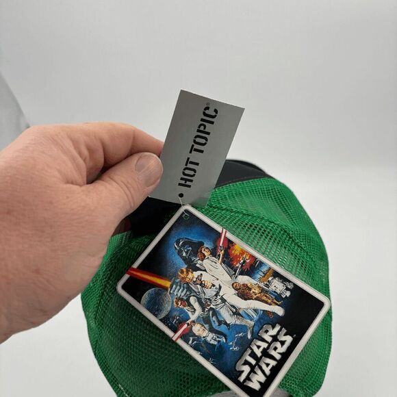 Star Wars Boba Fett Bounty Hunter Snapback Trucker Hat OSFM Brand New NWT - Picture 6 of 12